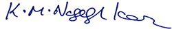 K M Nagesh Kumar Gowda Signature